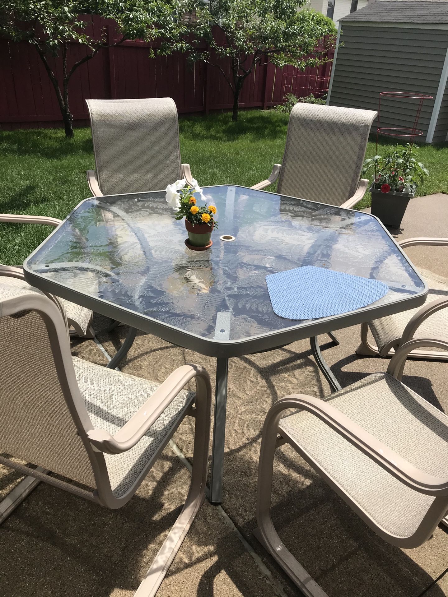 Patio dining set