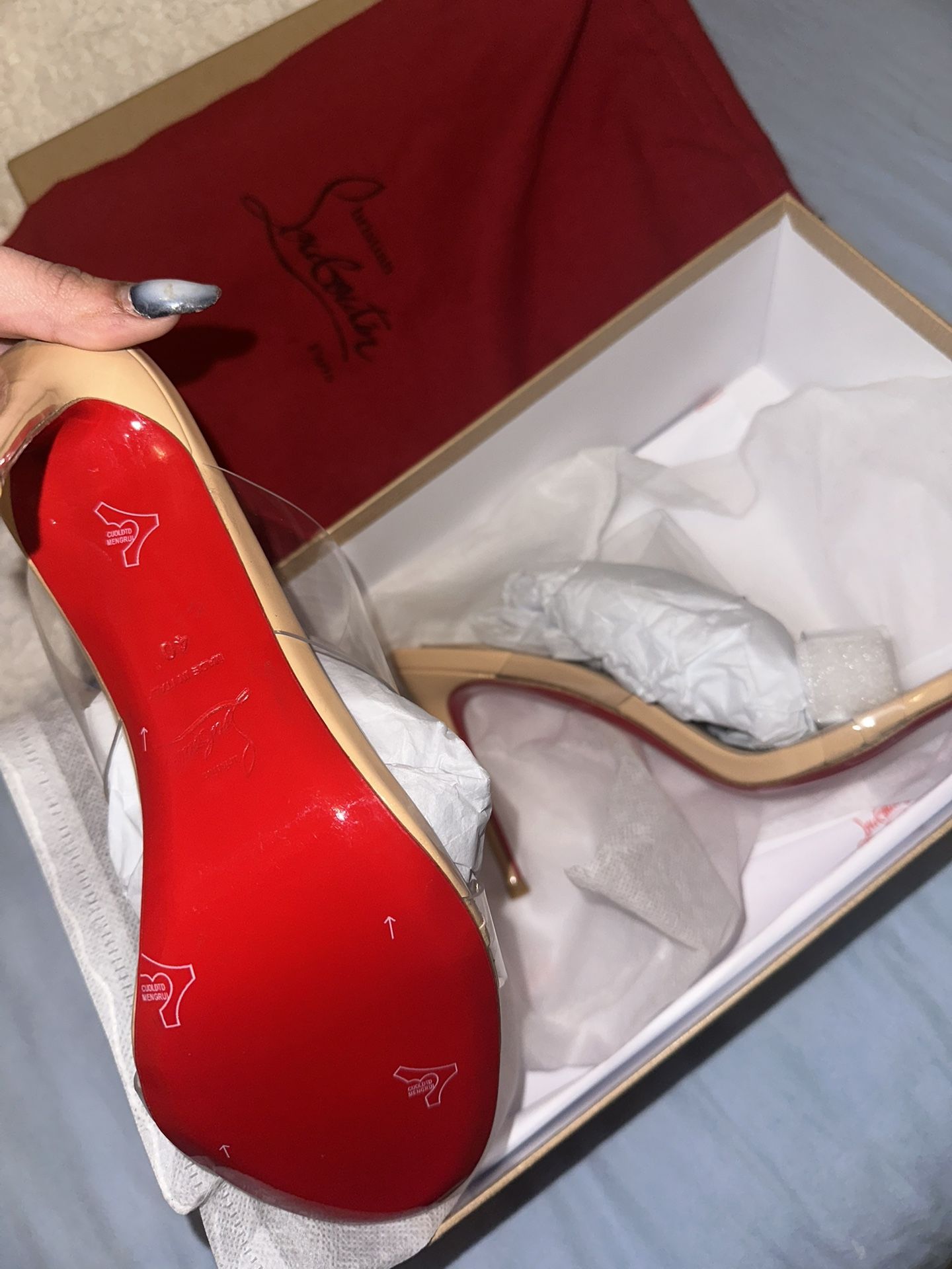 Christian Louboutin Clear Shoes 