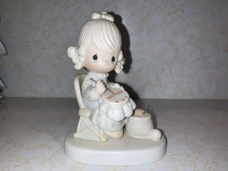 Precious Moment Figurine - Mother Sew Dear