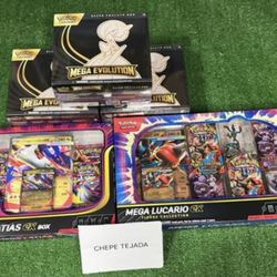Mega Evolution Bundle ETBs and EX boxes 