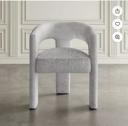 Jofran Gwen Modern Accent Dining Armchair - Grey