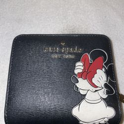 Kate Spade & Disney Special Edition Black Leather Wallet