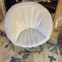 Saucer chair, folding
