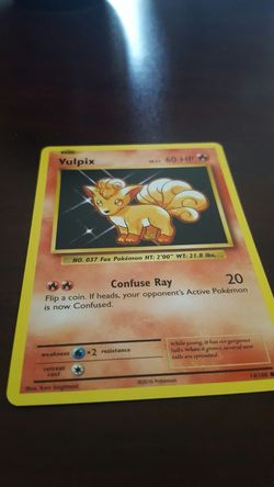 Pokemon card Vulpix