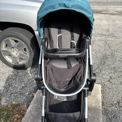 Blue Graco Stroller
