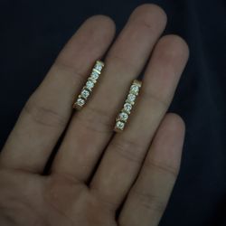 14 K Gold 5 VVS2 Diamonds