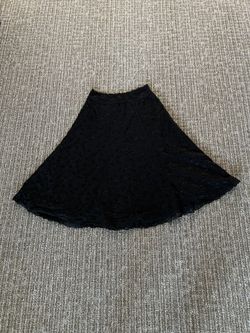 CAbi Black Skirt XS Like New