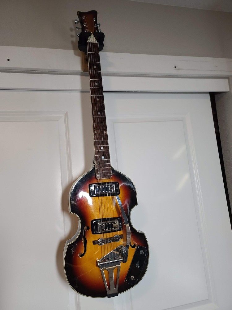 Teisco 1960s Era Made In Japan Baritone Electric Guitar