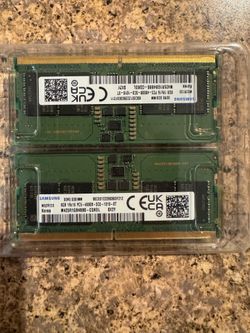 Samsung (OEM) 16gb (2x8gb) DDR5 4800 SODIMM