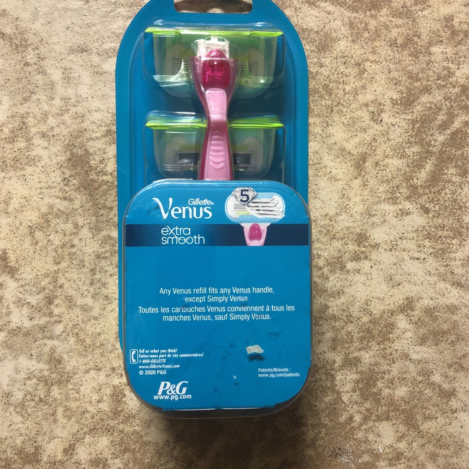 Rastrillo Gillette Venus 1 Razor 2 Cartridges