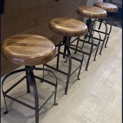 World Market Swivel Barstools set of 4