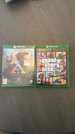Video games a lot of two Xbox games, including grand theft auto the other game is brand new