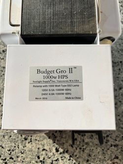 Budget Gro II 1000w HPS Ballast