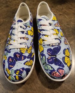 Avon Floral Design Shoes (Size 8)