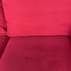 Sofa cama color rojo