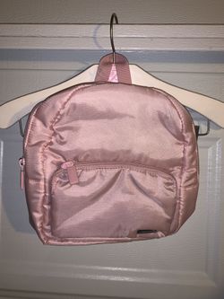 Pink mini backpack