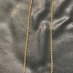 Gold Rope Chain 14k