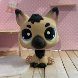 littlest pet shop lps german shepherd dog custom