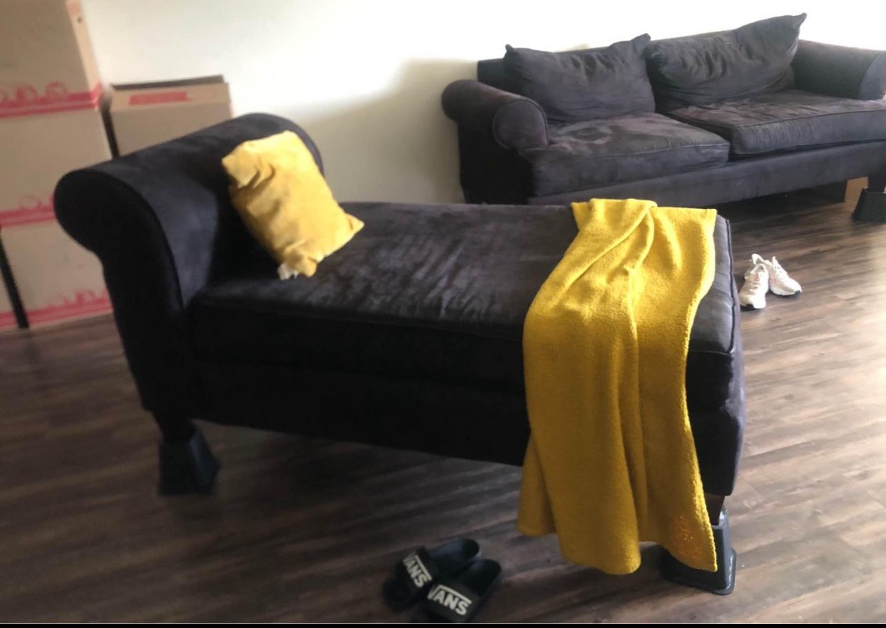 Black 3 Piece Sofa Set