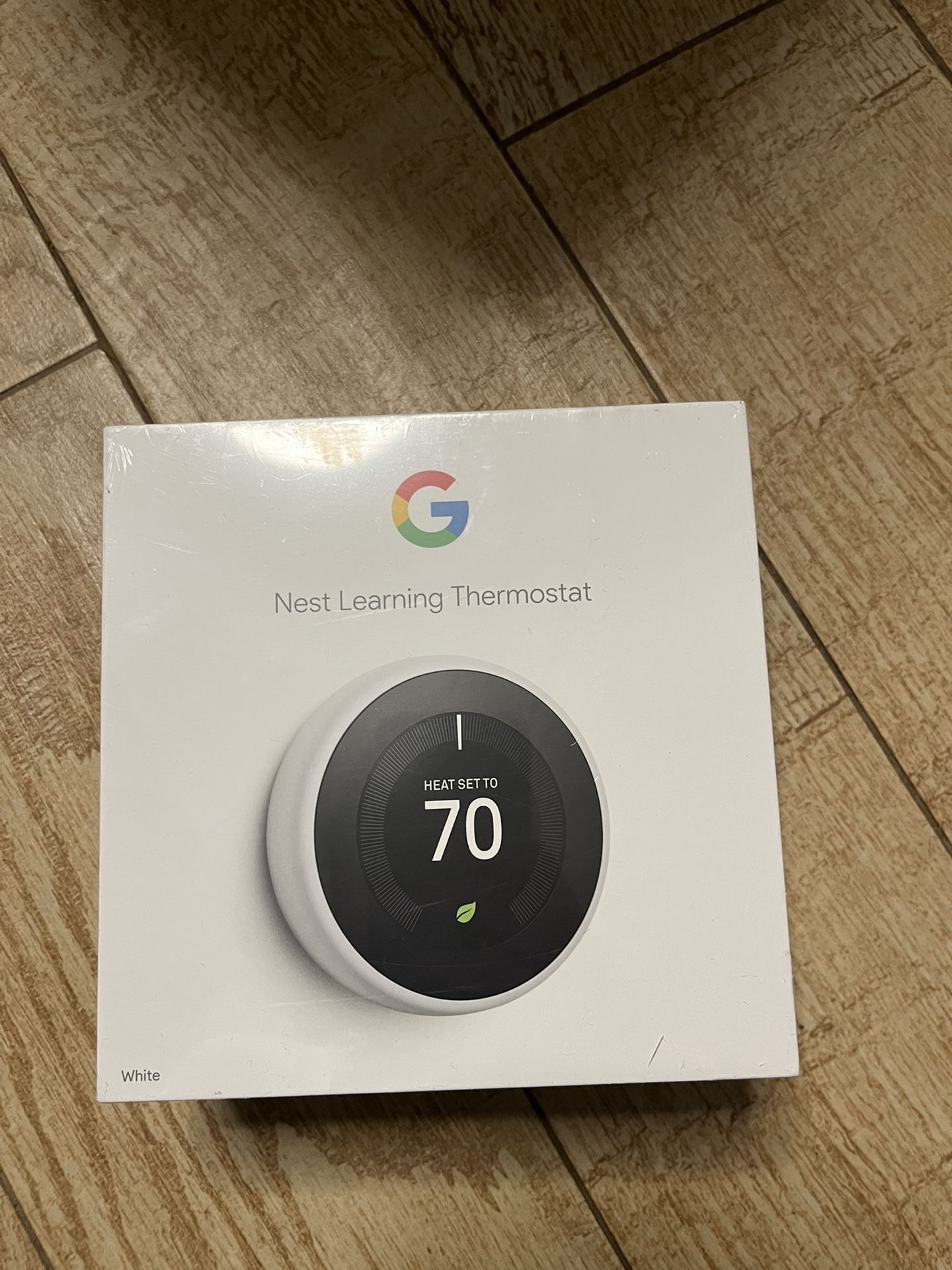 GOOGLE Nest Learning Smart Thermostat with WiFi Compatibility (3rd Generation) White