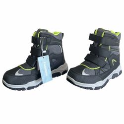 Ovekos Hiking Snow Waterproof Kids Size 3 Ankle Boots Winter Rain Anti Slip