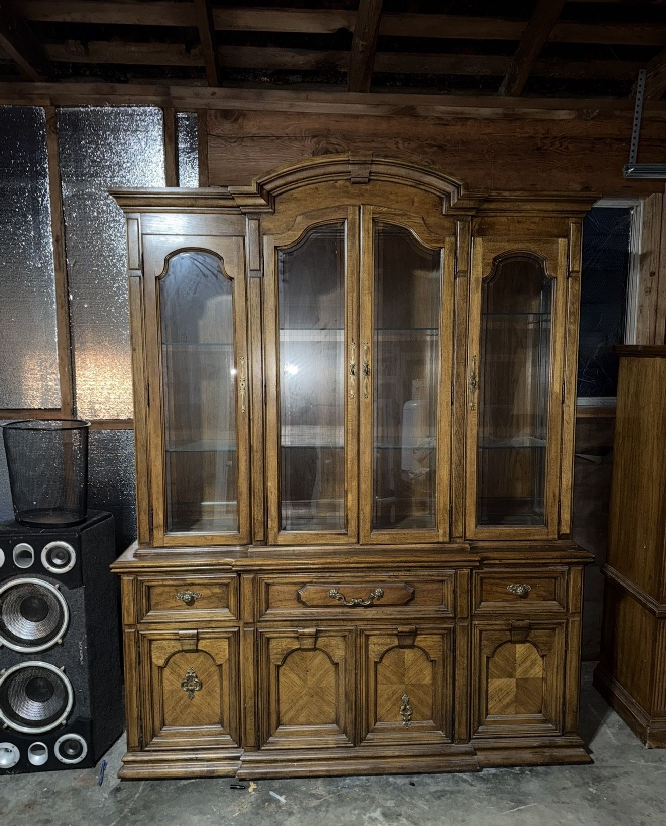 1960s Vintage China Cabinet