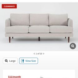 Living Spaces Sofa And Love Seat Combo. Like New!