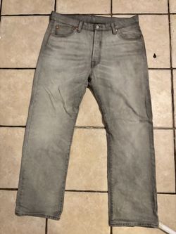 Levi's Gray Washed Denim Jeans