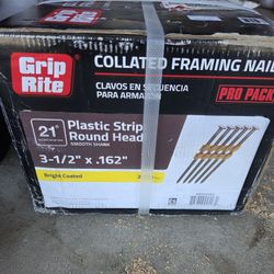 New Box Of 31/2  Gun Nails