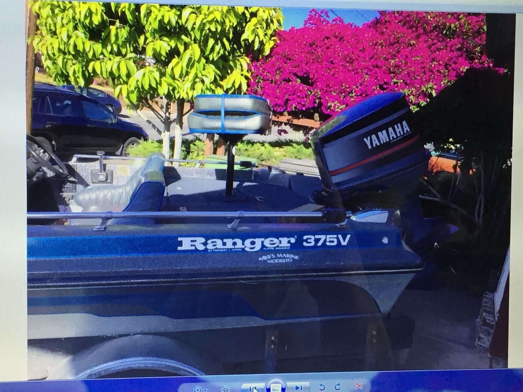 1986 Ranger Bass Boat