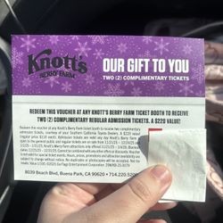 Knotts Berry Farm Ticket