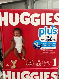 Huggies plus little snugglers Size 1