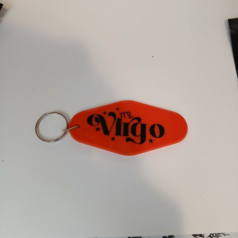 Hotel Key Zodiac Sign Keychain