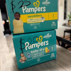 Pampers Diapers Size 1