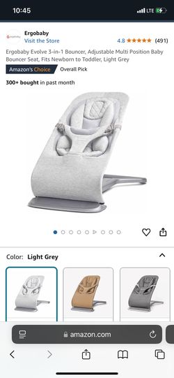Brand New Ergobaby Evolve Bouncer Retails 200