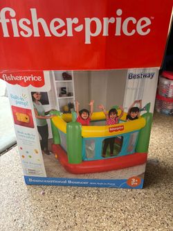 Fisher-Price Bouncesational Bouncer with Built-In Pump