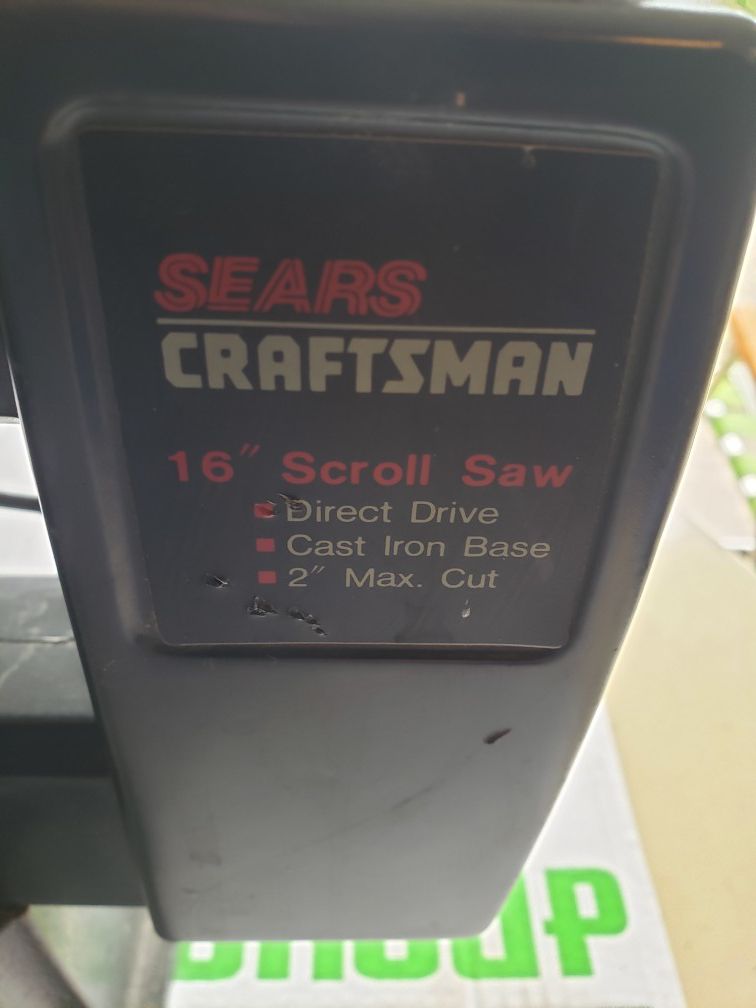Craftsman scroll saw