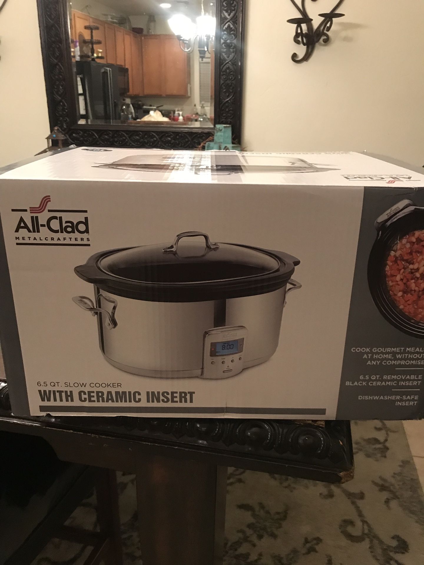 All Clad 6.5qt slow cooker