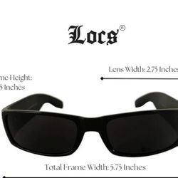 Authentic Locs Sunshade Glasses 🤓 Gangster Shades 