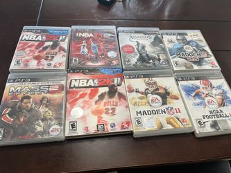 PlayStation 3 Games All For $25.00