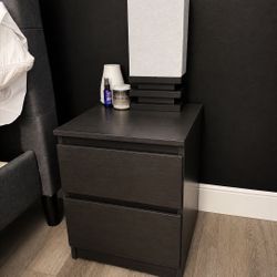 black nightstand 