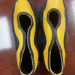 Yellow/black Deep Heel Lineman's Storm Rubber