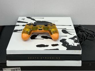Sony  ps4 PlayStation 4 Pro ITB Death Stranding Console System W/ Controller + Cords