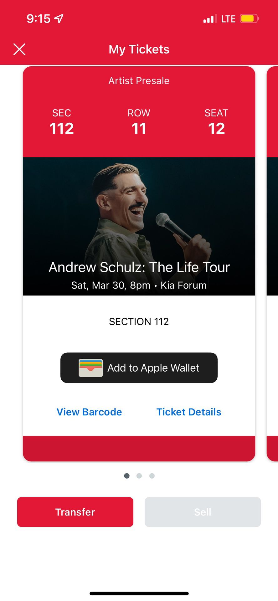 Andrew Schulz Ticket