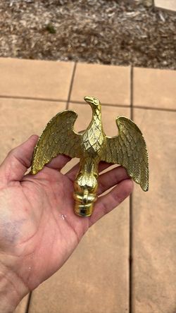 American eagle flag pole topper