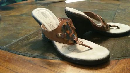 Womens wedge sandals torts he'll dr Scholes size6.5 new