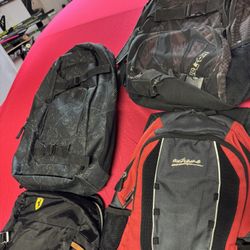 Backpacks 5 Each Puma Volcom Swiss 