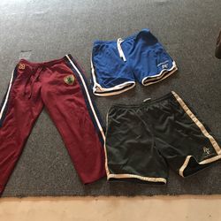 Abercrombie Men’s Pants soft sz. medium $22- Both shorts sz. lg. $20- each or both for $35-
