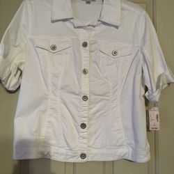 White Denim Jacket  