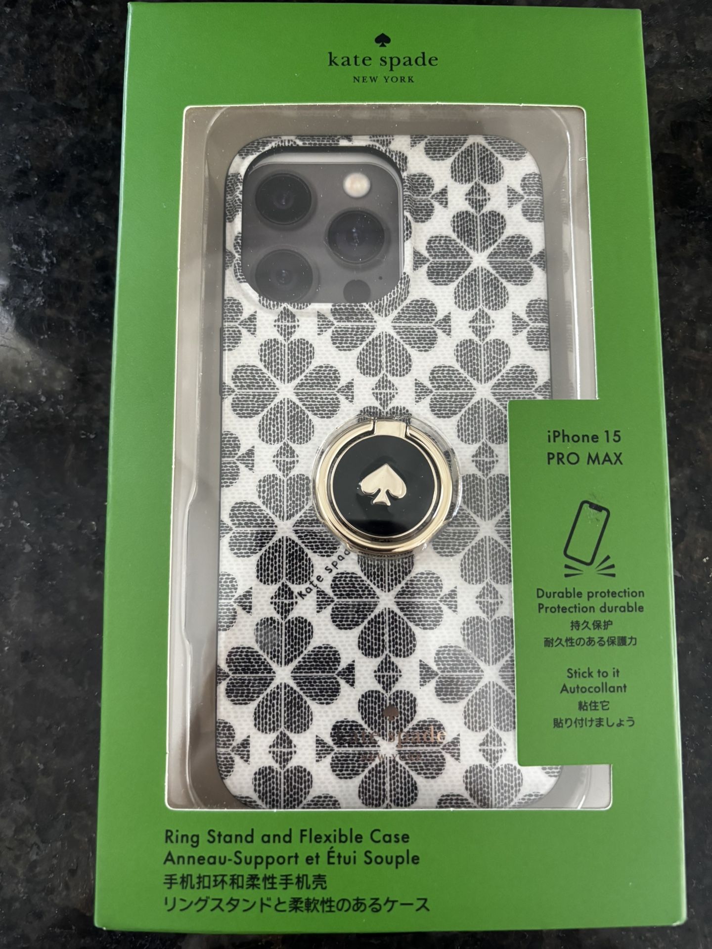 iPhone 15 Pro Max Ring Stand and flexible Case